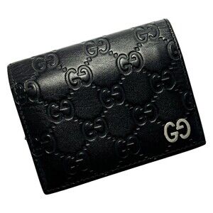 Gucci DORIAN Black Bi fold Wallet